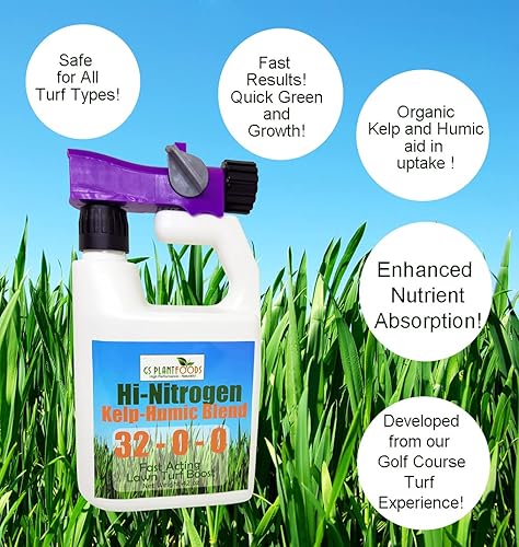 Miniatura 3 de GS Plant Hi-Nitrogen Kelp-Humic Blend 32-0-0 - Promueve el crecimiento rápido y un color exuberante, cubre más de 3,000 pies cuadrados
