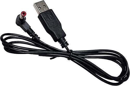 Sirius XM - Adaptador de corriente USB de 5 voltios (3 pies) con punta roja para puertos de conexión eléctrica