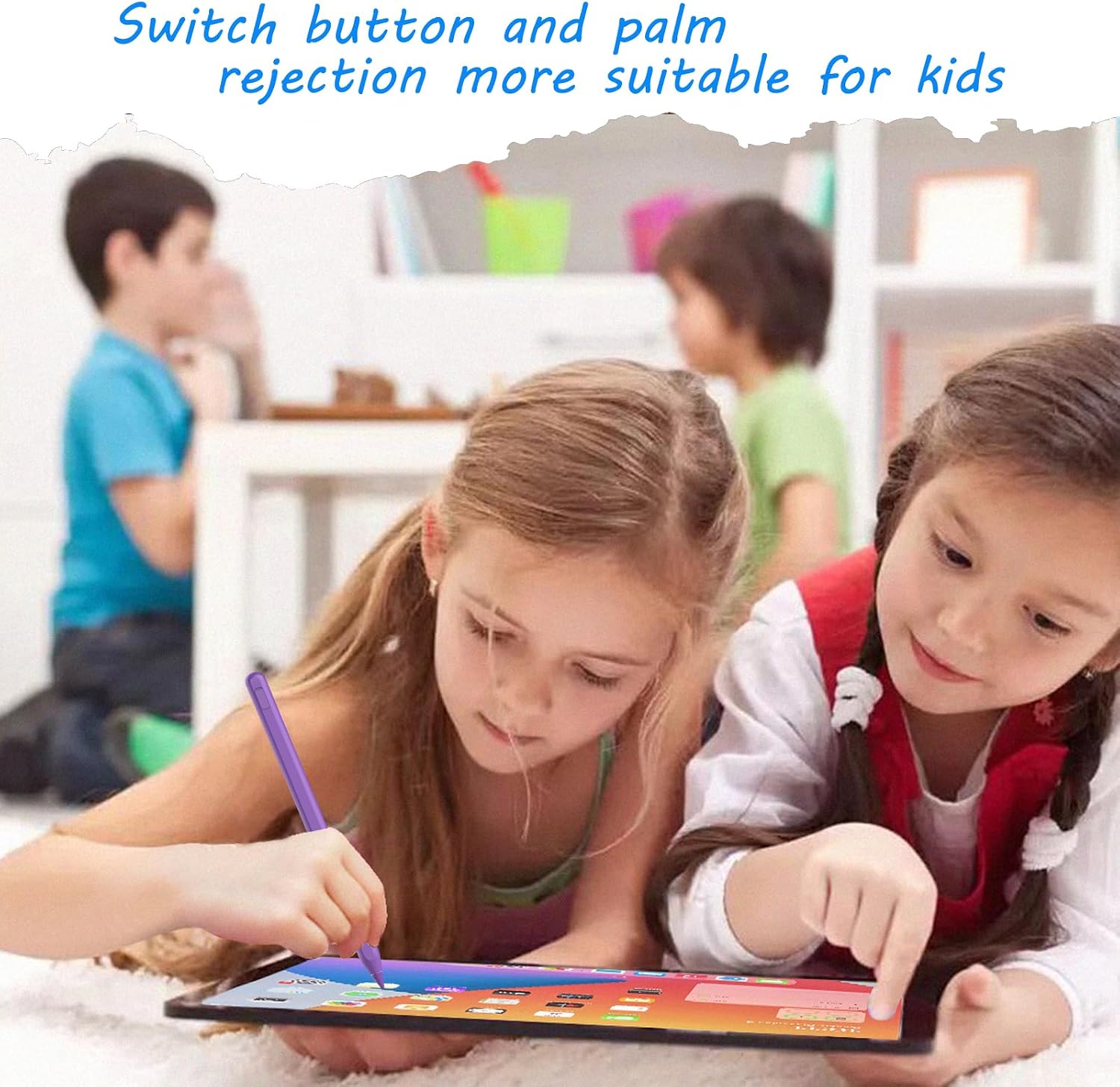 Stylus Pen for iPad 11th&10th Generation, Pen with Pencil Holder,Palm Rejection,for Pad Air11&13"(M3/M2), Pro 11"&13"(M4),Pad 6-11th,Pro 11"/12.9 ", Air 3/4/5, Mini 5/6 thumbnail