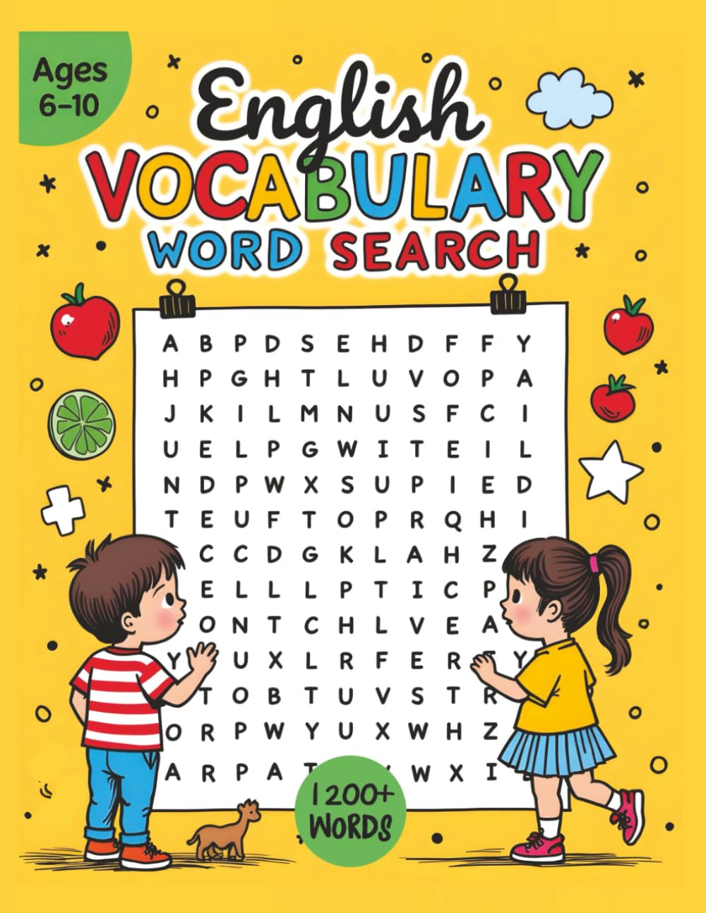 Vocabulary Word Search Puzzle Book: 102 Vocabulary Puzzles for Kids 6-10 to build spelling skills, word recognition, focus, and confidence