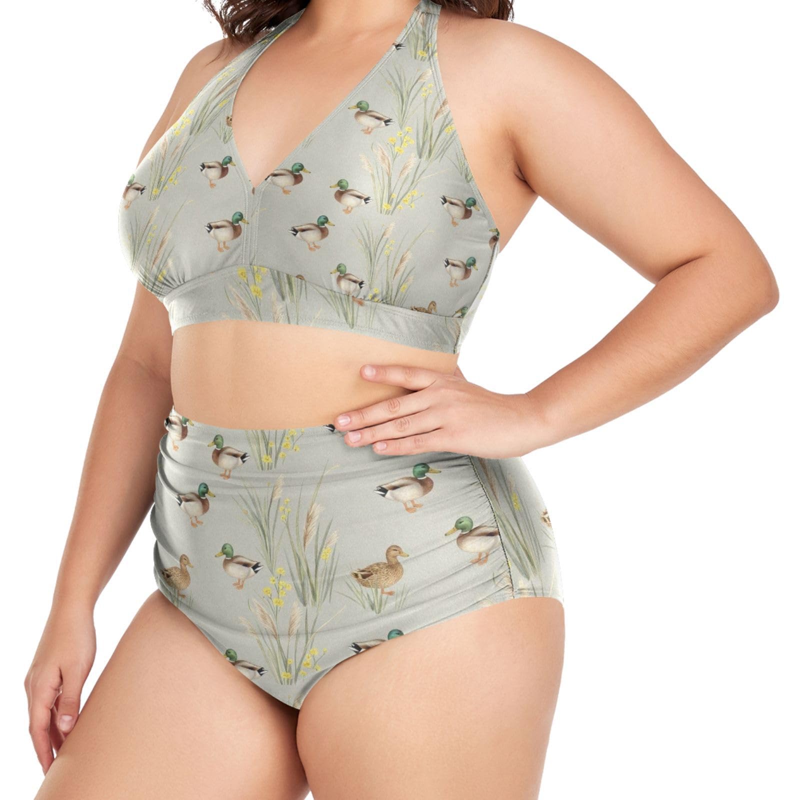 FRODOTGV Stroje kąpielowe damskie plus size L-4XL