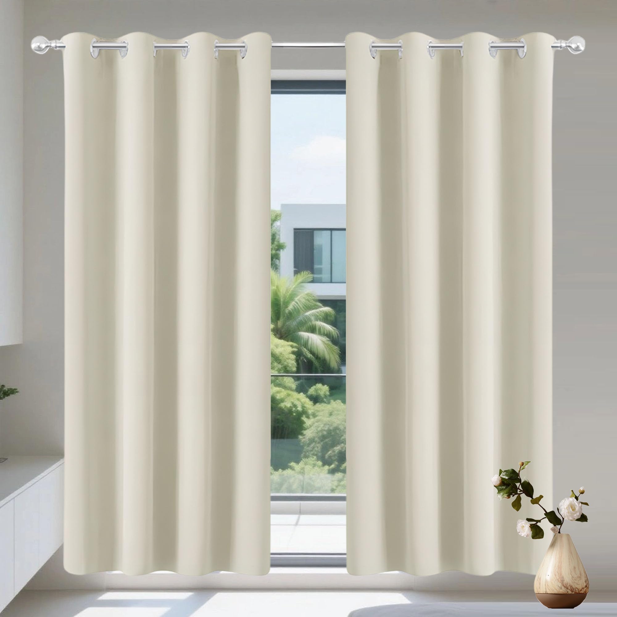 Rideaux occultants anti froid pour bloquer la lumière et isoler le salon