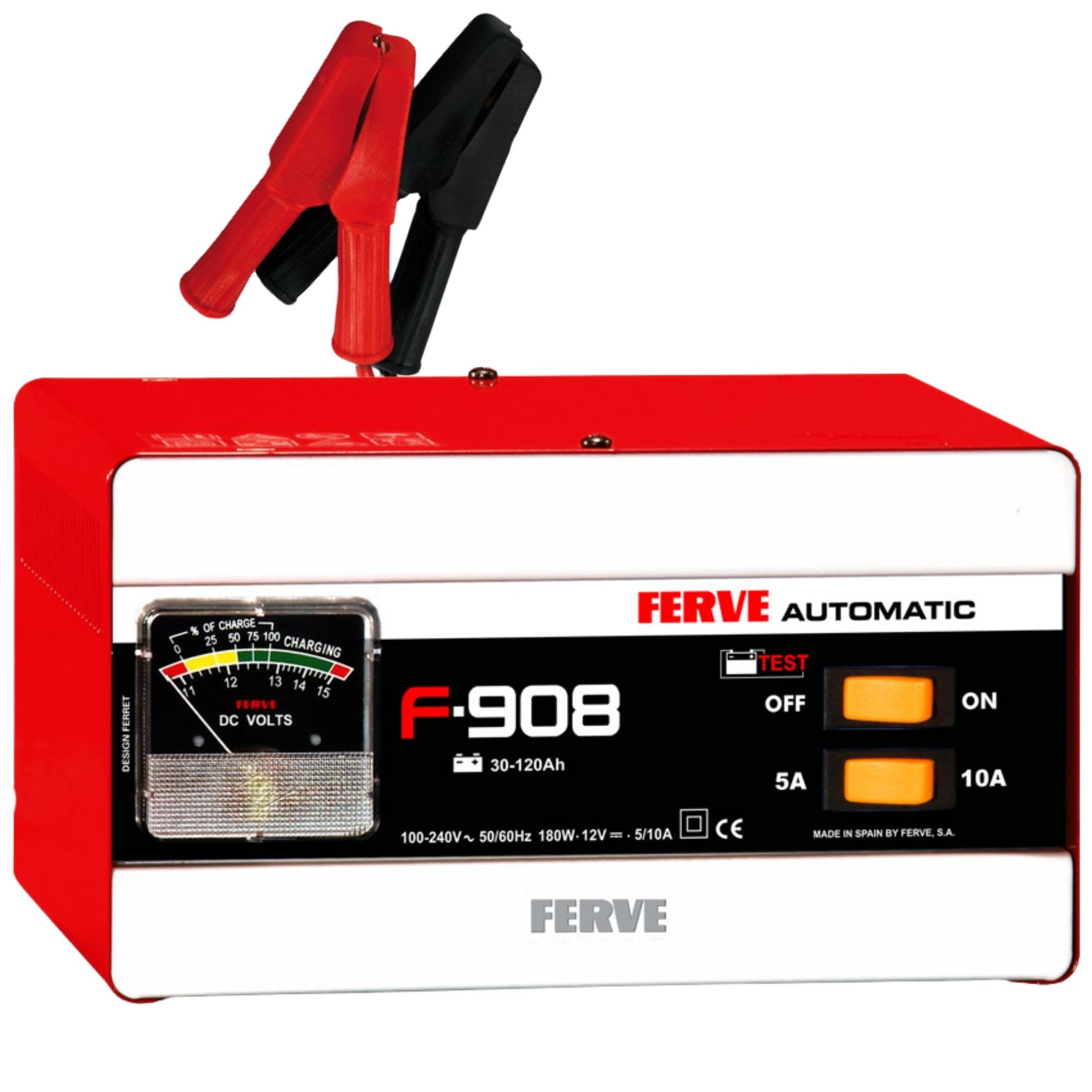 Ferve F-908 Hf Cargador 12V 5-10A