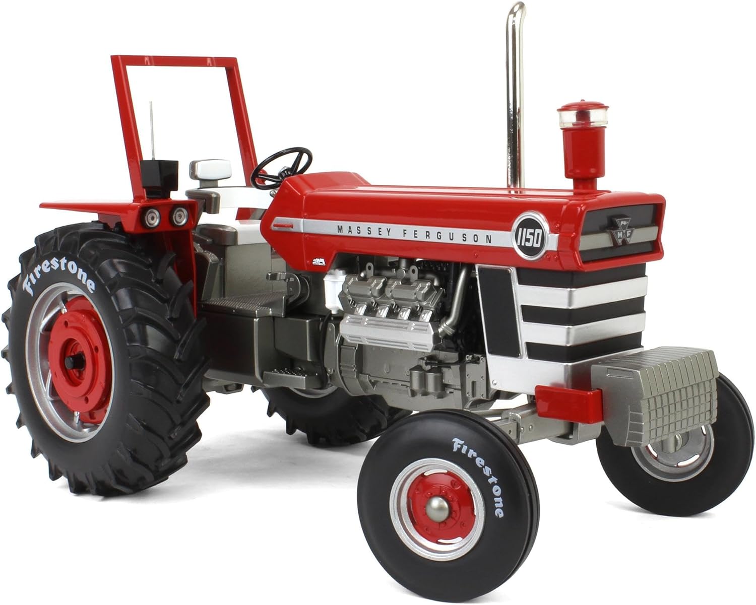 Spec Cast 1/16 Massey Ferguson 1150 Tractor with Firestone Tires, ROPS & Chrome Stack MAS-002