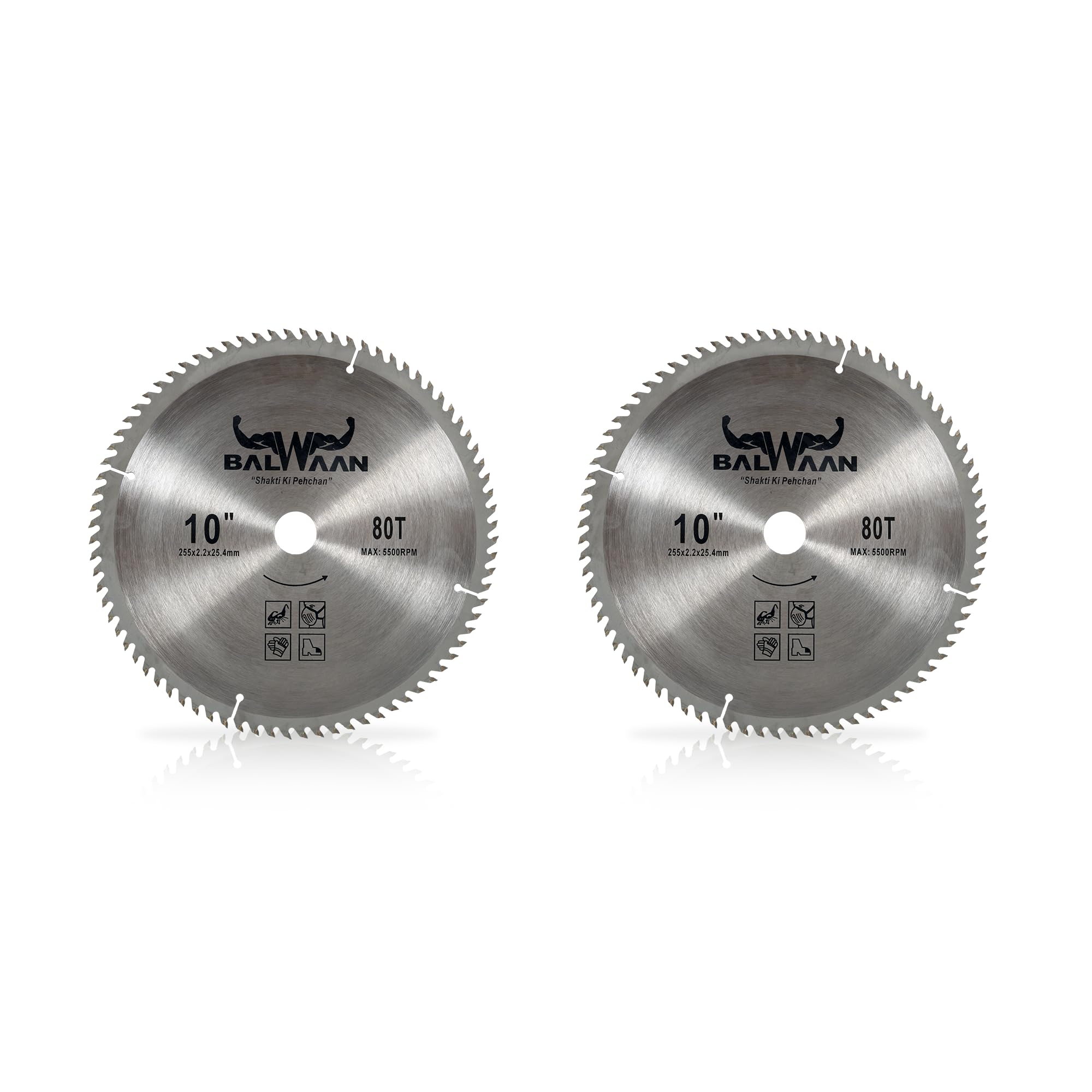 Balwaan Krishi 80 Teeth Blade Pack of 4 | Crop Cutter Attachment | Heavy Duty Blade | for Cutting Grass, Weeds & Shrubs, Harvesting wheat, Soya beans, Rice | Suitable for All Types of Brush Cutters (B0BV6D4FN7) Amazon Price History, Amazon Price Tracker