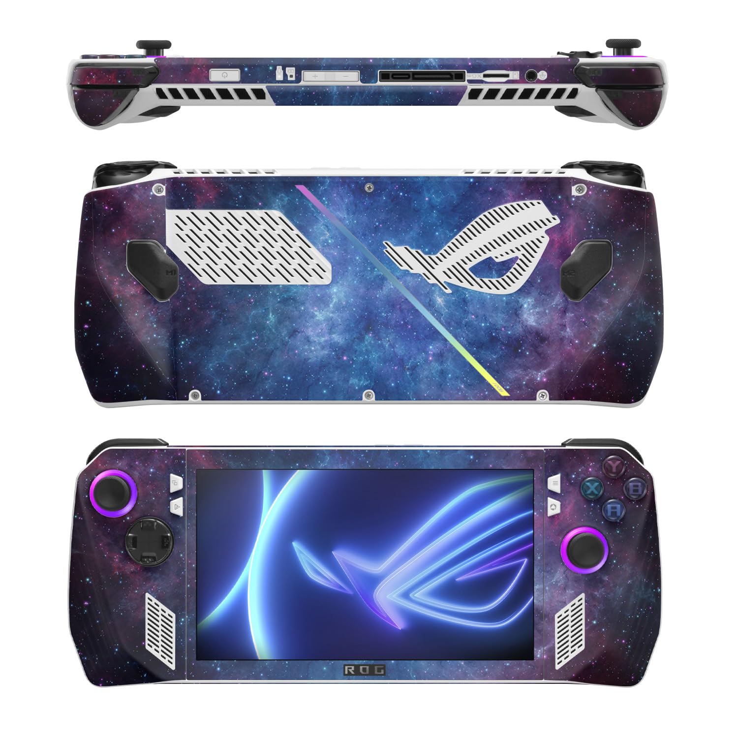 MightySkins Skin Compatible with Asus ROG Ally - Nebula | Protective, Durable, and Unique Vinyl Decal wrap Cover | Easy to Apply, Remove, and Change Styles