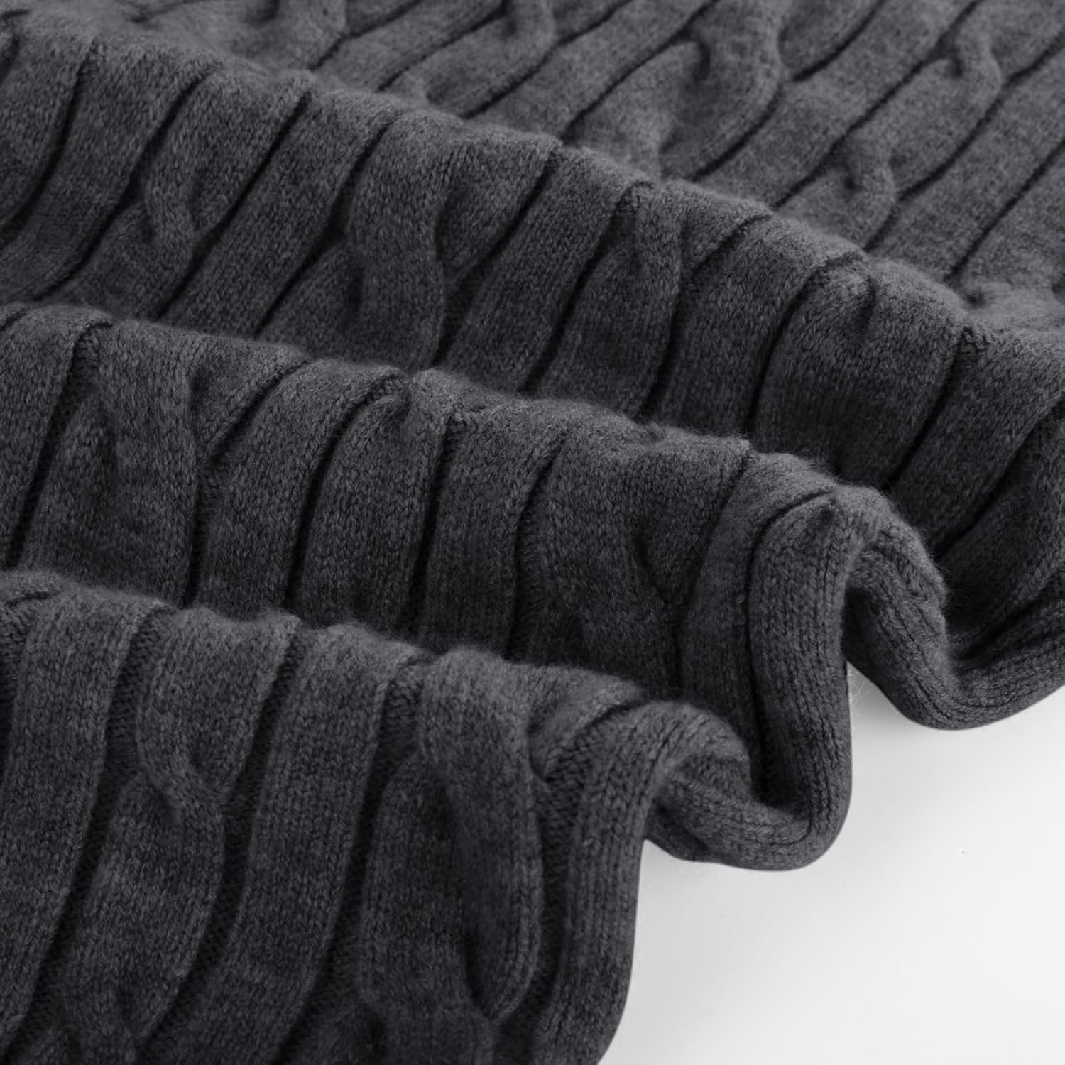 PJ PAUL JONES Mens Cardigan Sweater Full Zip Up Stand Collar Cardigans Long Sleeve Knitted Sweaters - Image 8