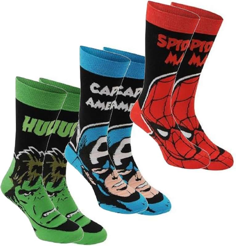 Amazon.co.uk Marvel Socks / Men Clothing