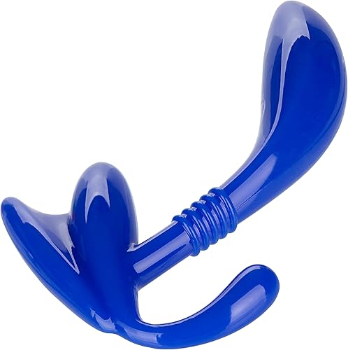 Miniatura 4 de CalExotics Apollo - Sondas curvadas para próstata, color azul