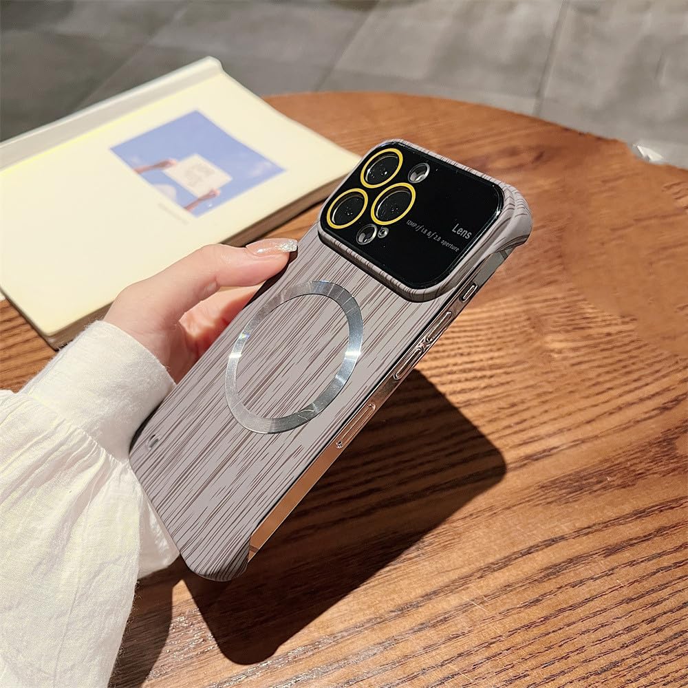 Grande housse photo en verre pour coque iPhone 12 Pro Max luxe sans cadre dégradé