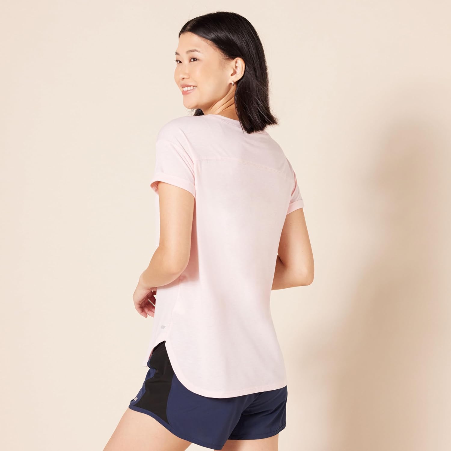 Amazon Essentials Women's Studio Relaxed-Fit Lightweight Crewneck T-Shirt (Available in Plus Size) image 3