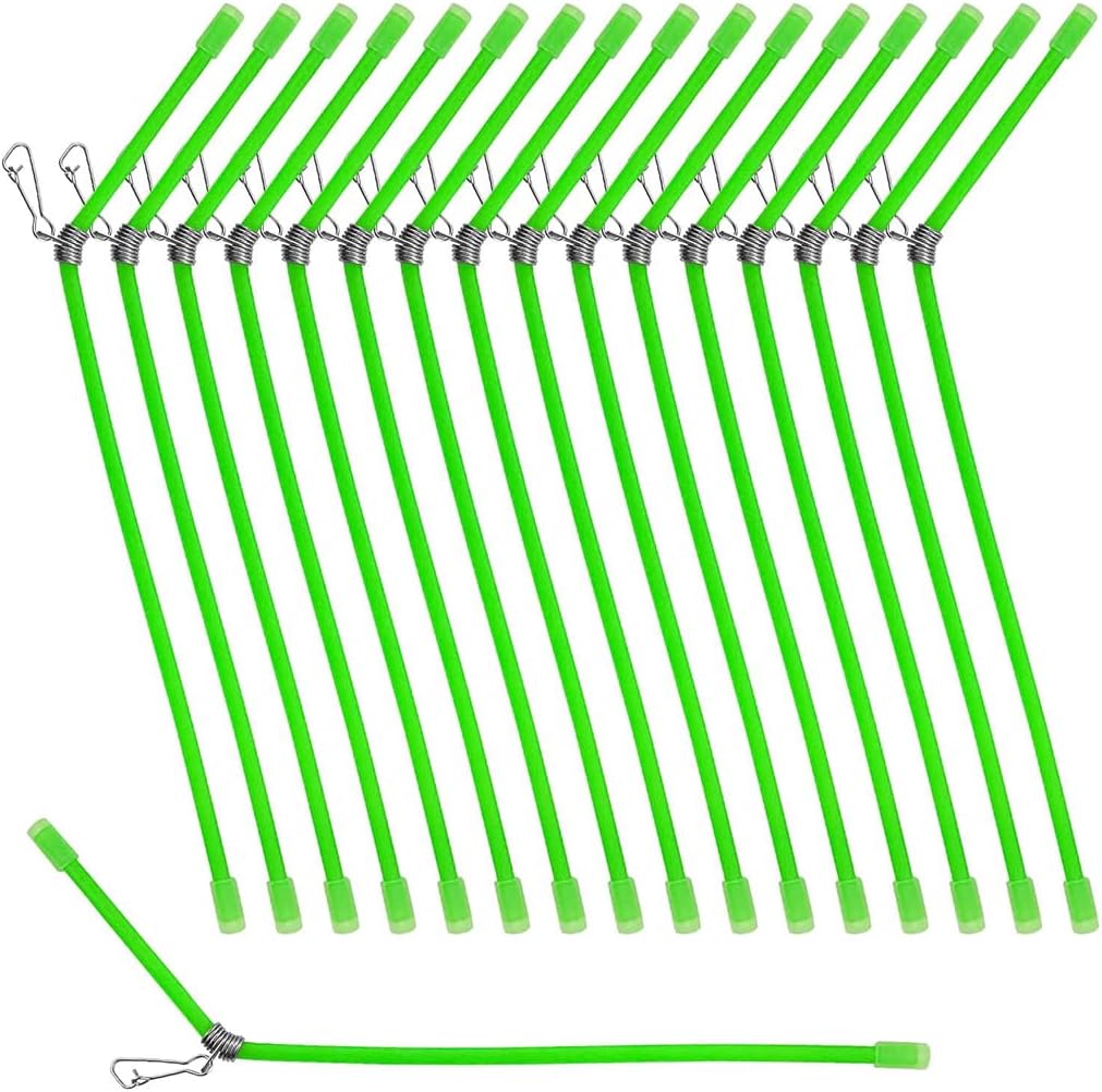 TERRIFI 25 Pieces Fishing Balance Connector Fishing Anti Tangle Boom Fishing Accessories Hook Link PVC Connector Fishing Tackle Tubes, 22cm