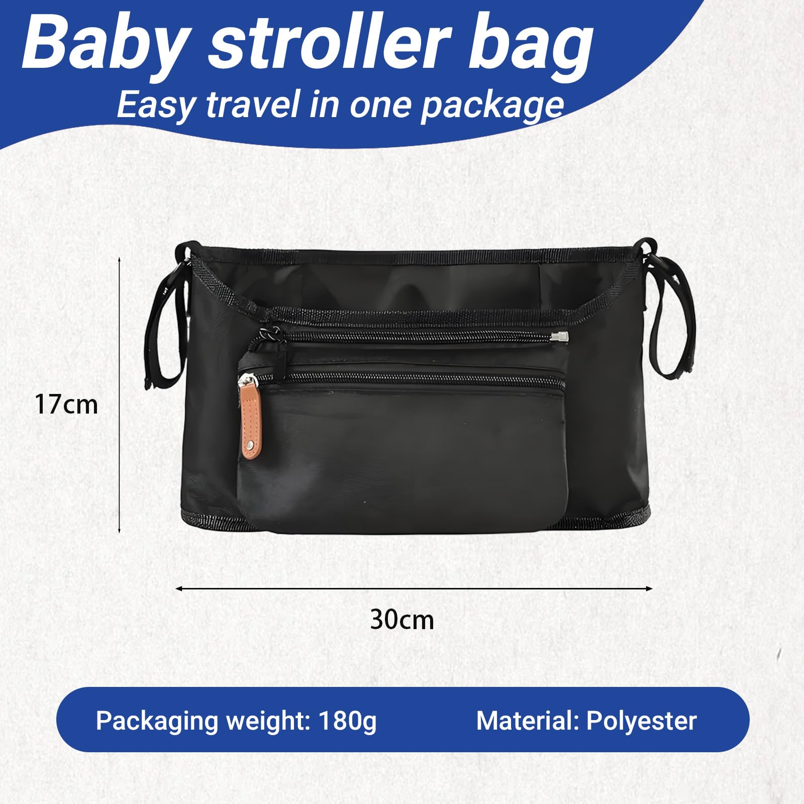 Hamac Poussette, L'Accessoire Poussette, L'Organisateur Poussette Pour Couches Et Jouets, S'Adapte À Tous Les Modèles Buggy