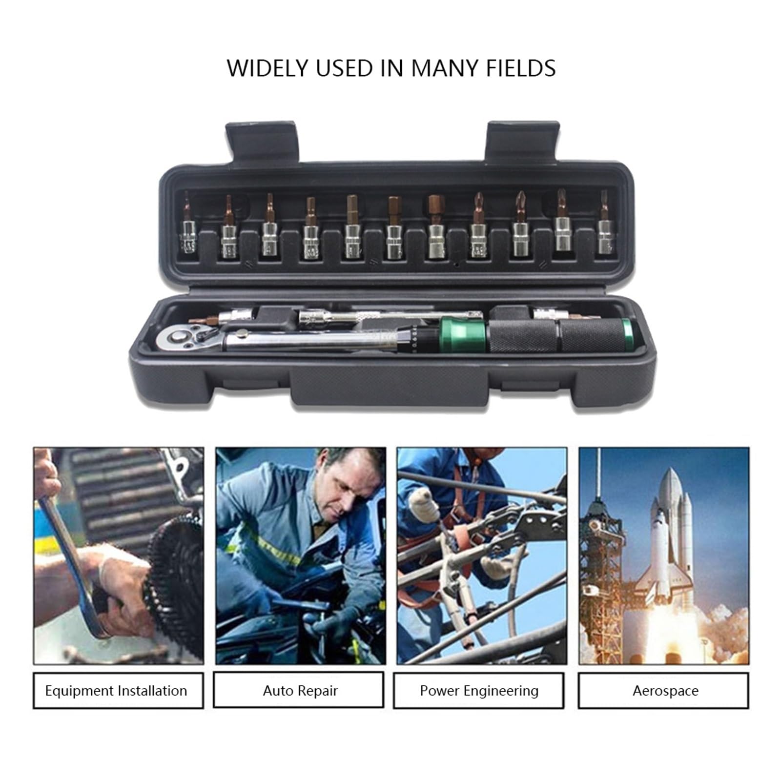 Zestaw Kluczy Dynamometrycznych 15 Sztuk 1/4" 2-24Nm Klucz Dynamometryczny Do Roweru Zestaw Kluczy Imbusowych Zestaw Kluczy Nasadowych Zestaw Narzędzi Rowerowych Zestaw Naprawczy Do Roweru