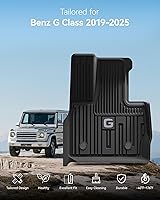 Vista 135 de 3W Alfombrillas de suelo aptas para Benz E-Class 2017-2023 TPE para todo tipo de clima, ajuste personalizado para E300, E320, E400, E350, E63, E550