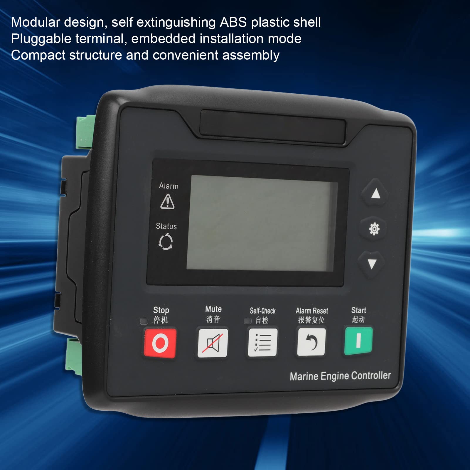Generator Set Controller Module Akrylowe LCD Panel Sterowania DC