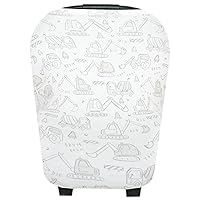 Vista 7 de Funda para asiento de coche para bebé, toldo y funda de lactancia multiusos elástica 5 en 1, regalo "Ryder" por Copper Pearl