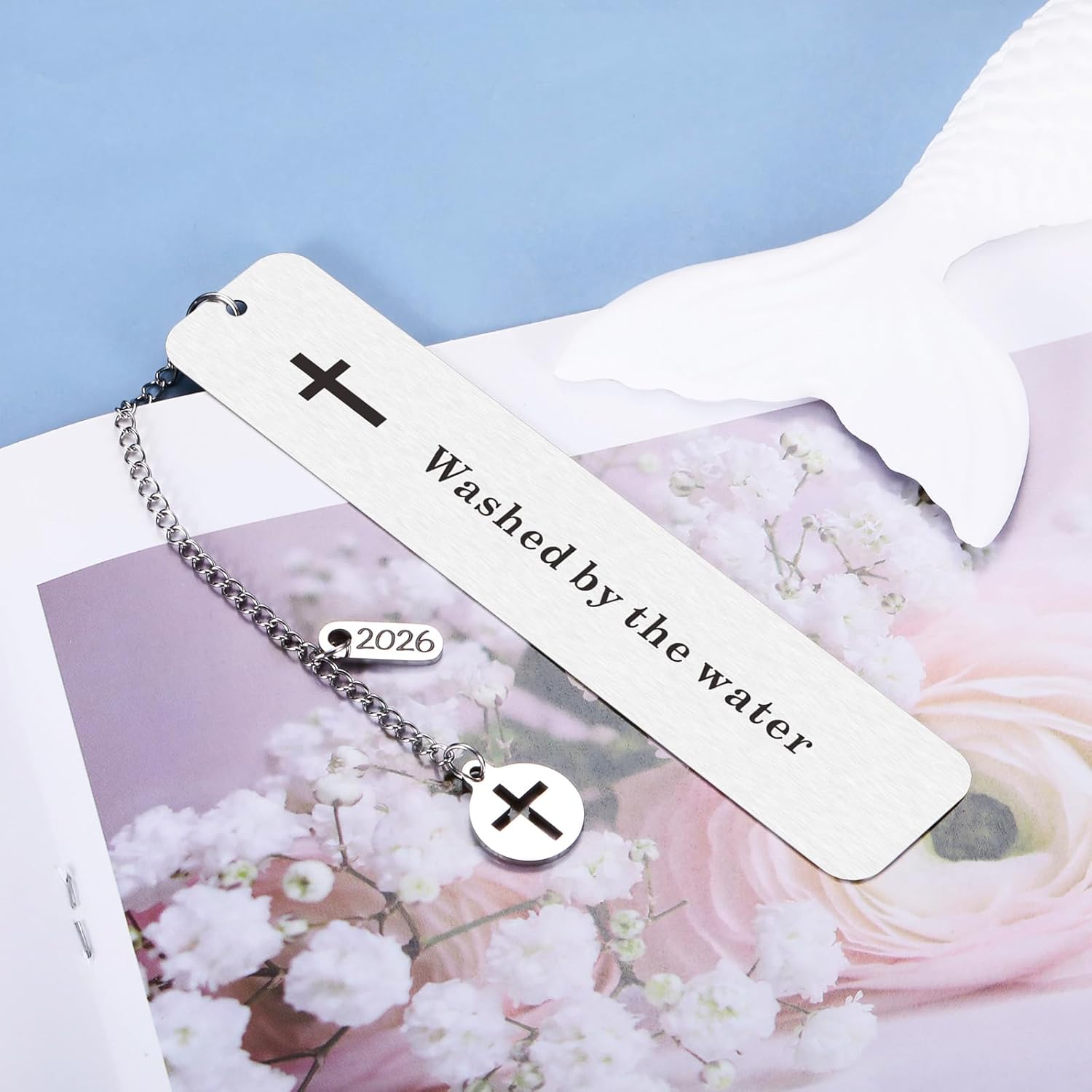 Baptism Gifts for Girl Boys Bookmark Gift for First Communion Christening Gifts for Goddaughter Godson Godchild Baby Girl Adult Baptism Gifts for Women Men Friends Catholic Gifts Religious Bookmarks - Image 6