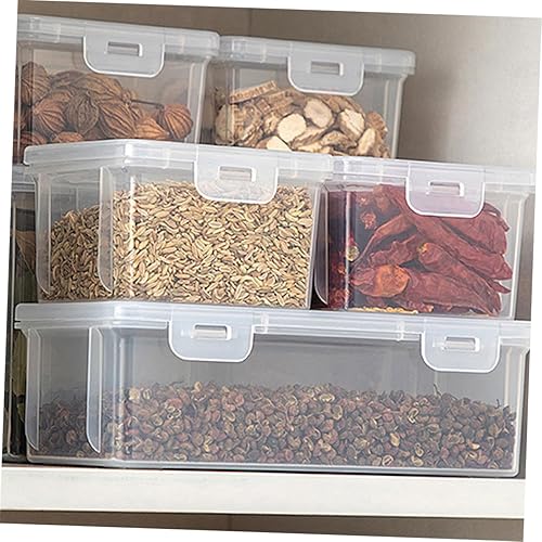 Miniatura 4 de SHOWERORO Caja de almacenamiento de pan con tapa, contenedor dispensador de plástico, caja de plátano de plástico, ahorro de pan, pan, pan, pan,