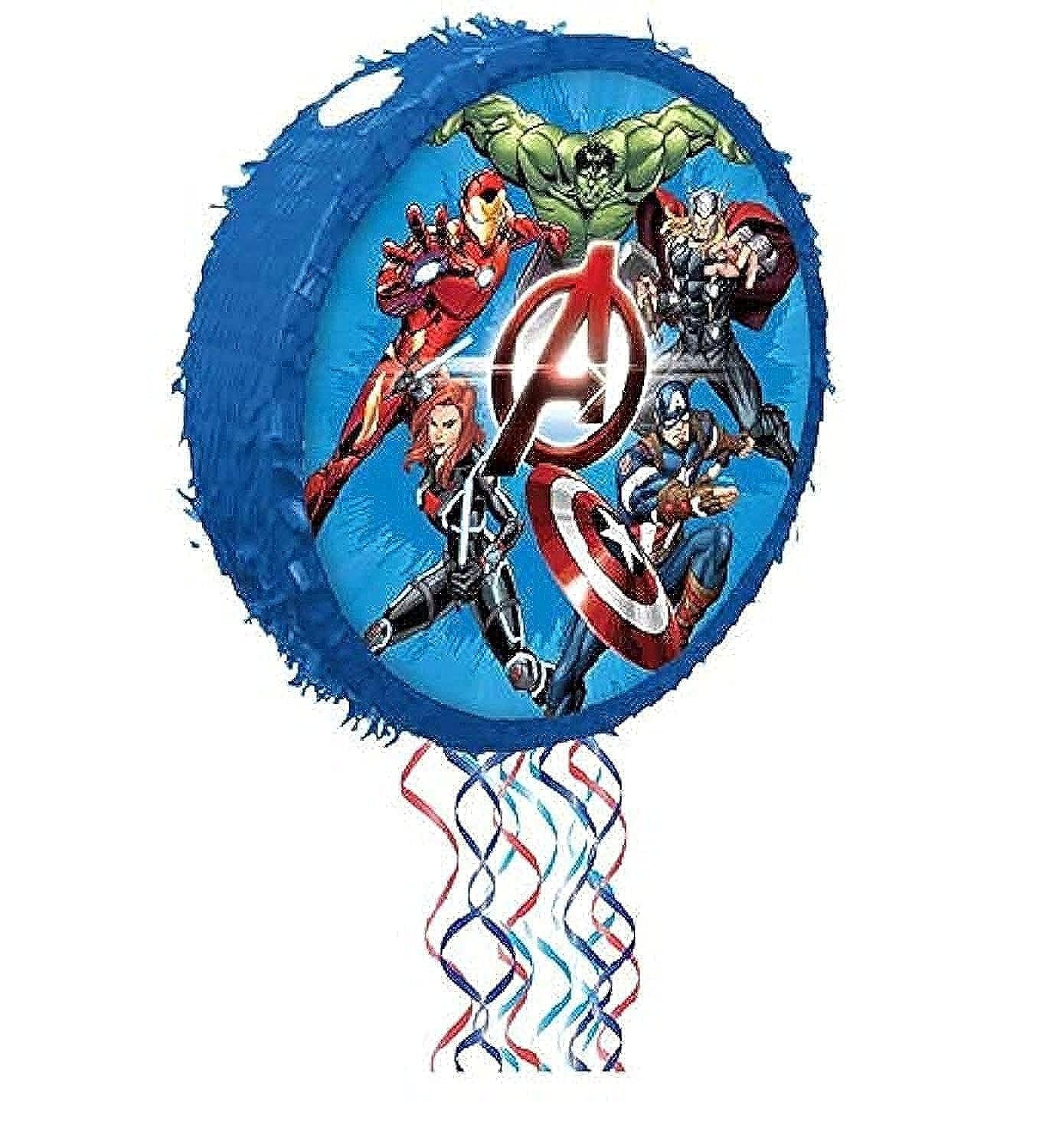 PULL STRING AVENGERS BIRTHDAY PIÑATA