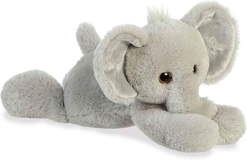 Miniatura 5 de Aurora® Adorable Flopsie™ Ed Elephant™ - Animal de peluche, facilidad para jugar, compañeros intemporales, color gris, 12 pulgadas