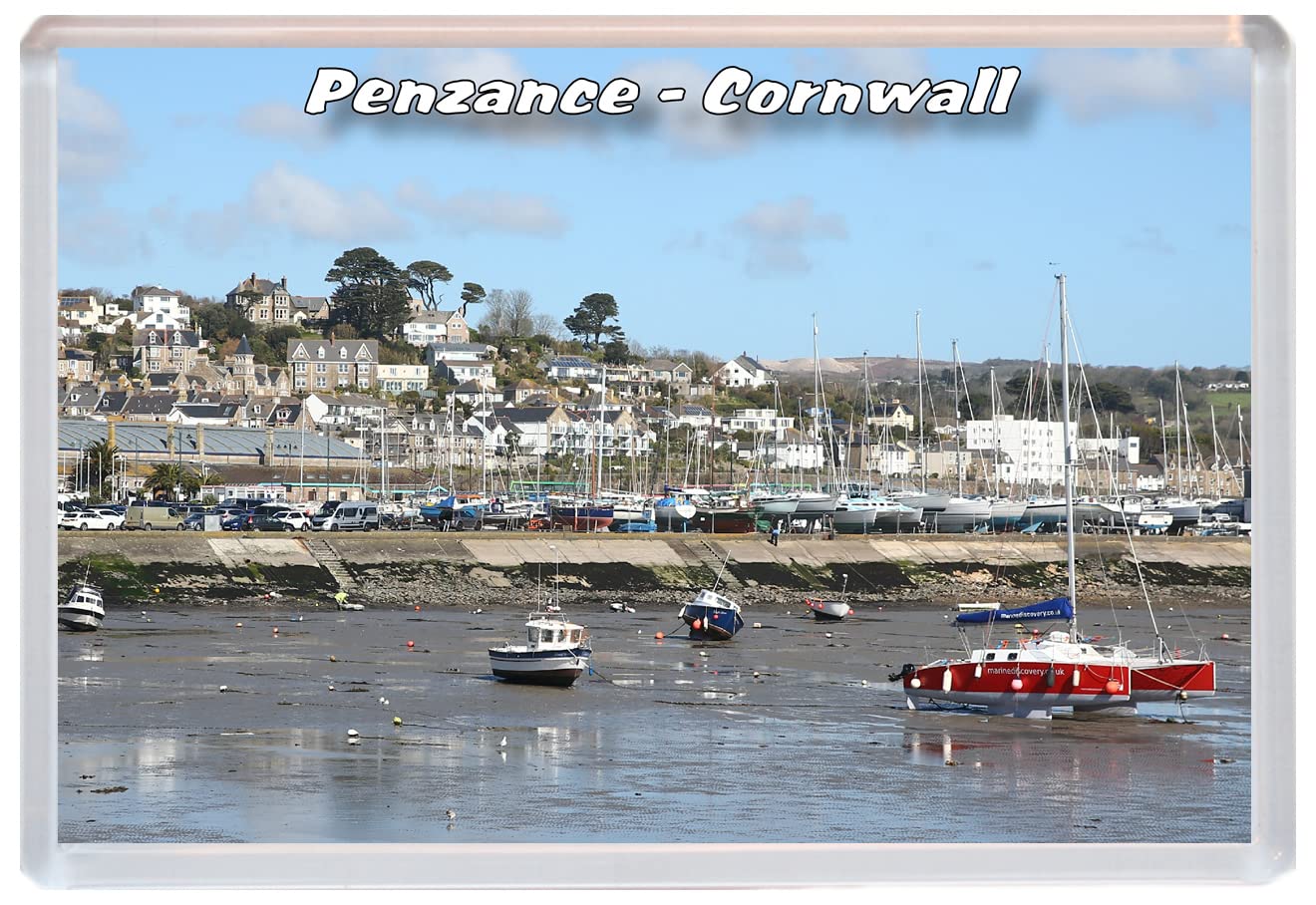 Baked Bean Store Multicolor Penzance - Cornwall - 96 X 67Mm Jumbo Fridge Magnet/Magnets Bbsfhm414