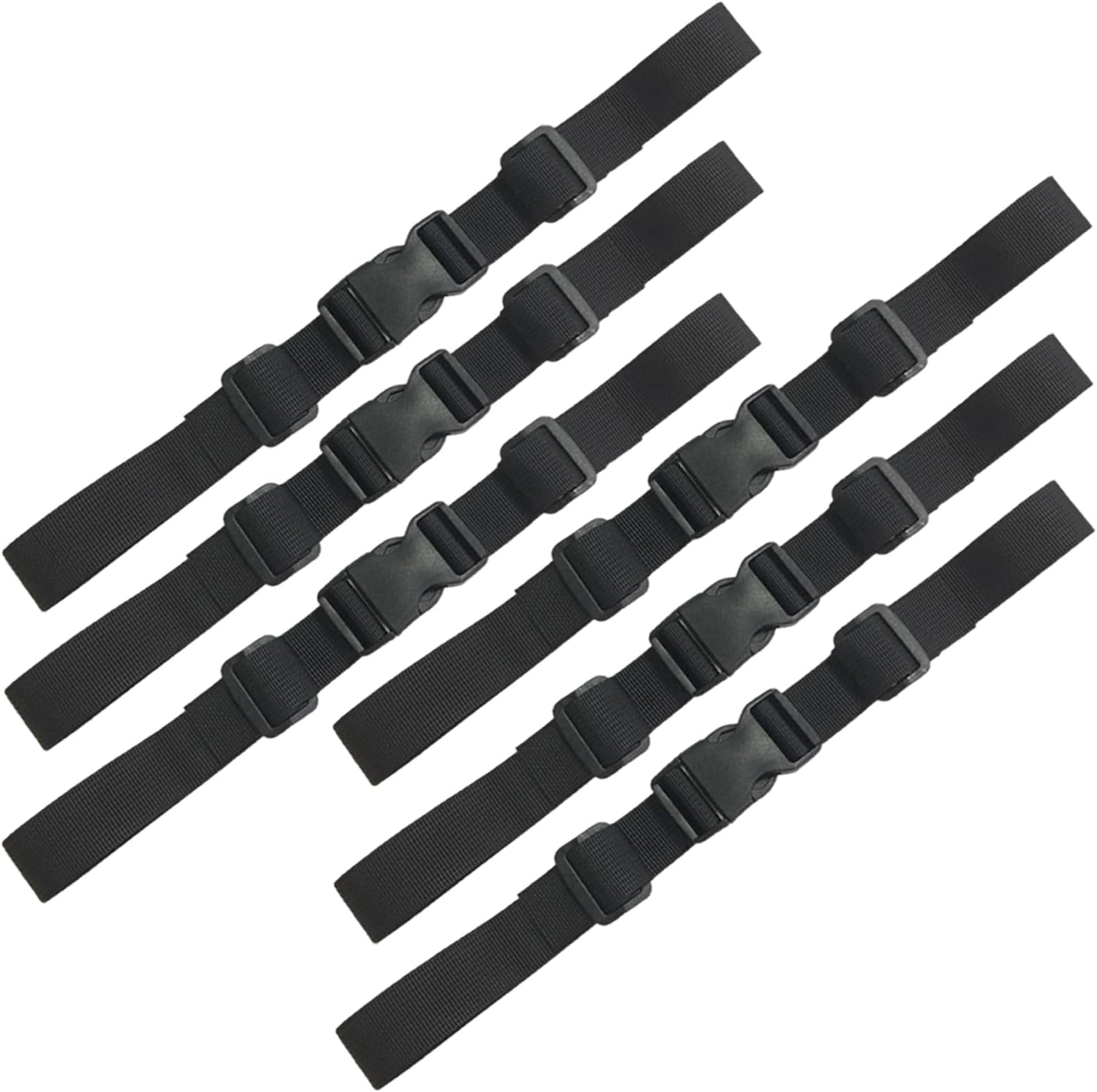 6 PCS Adjustable Backpack Chest Strap Non-Slip Backpack Strap Harness Secures Chest Belt with Buckle Replacement Sternum Straps for Backpacks for School Backpack Outside Travel