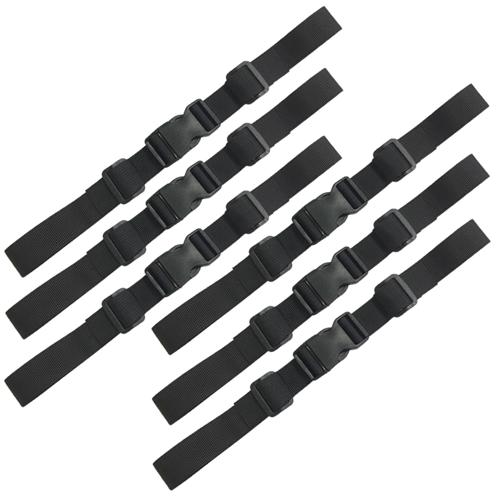 Muiltvoe 6 PCS Adjustable Backpack Chest Strap Non-Slip Backpack Strap Harness Secures Chest Belt with Buckle Replacement Sternum Straps for Backpacks for School Backpack Outside Travel