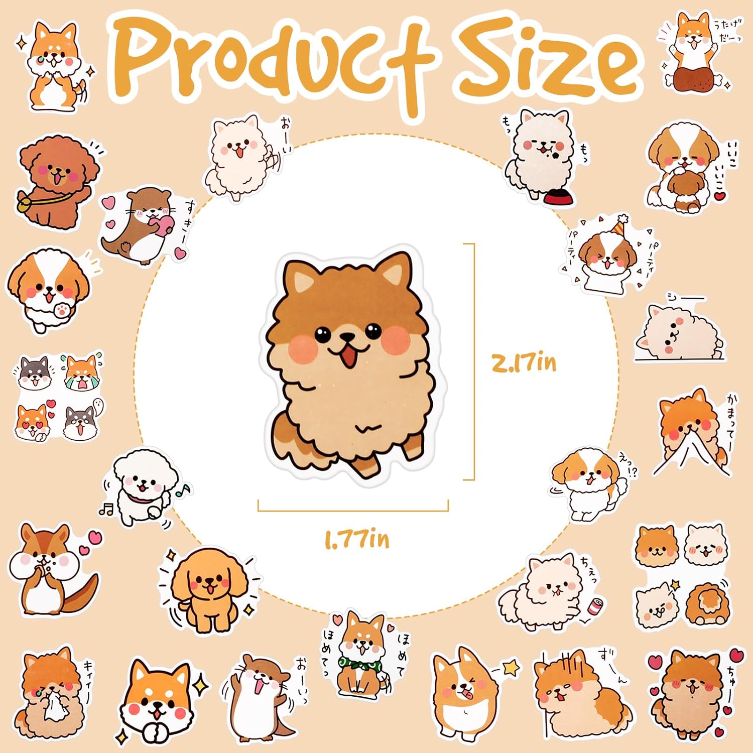 Glenal 100 Calcoanías Para Perros, De Vinilo Ipereable, Lindas