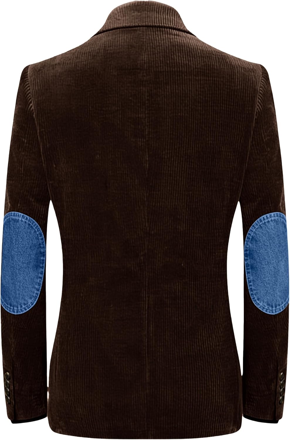 Men's Suits Jacket Corduroy Mans Blazer Western Sports Coat Denim Jeans Elbow Patches Formal Casual