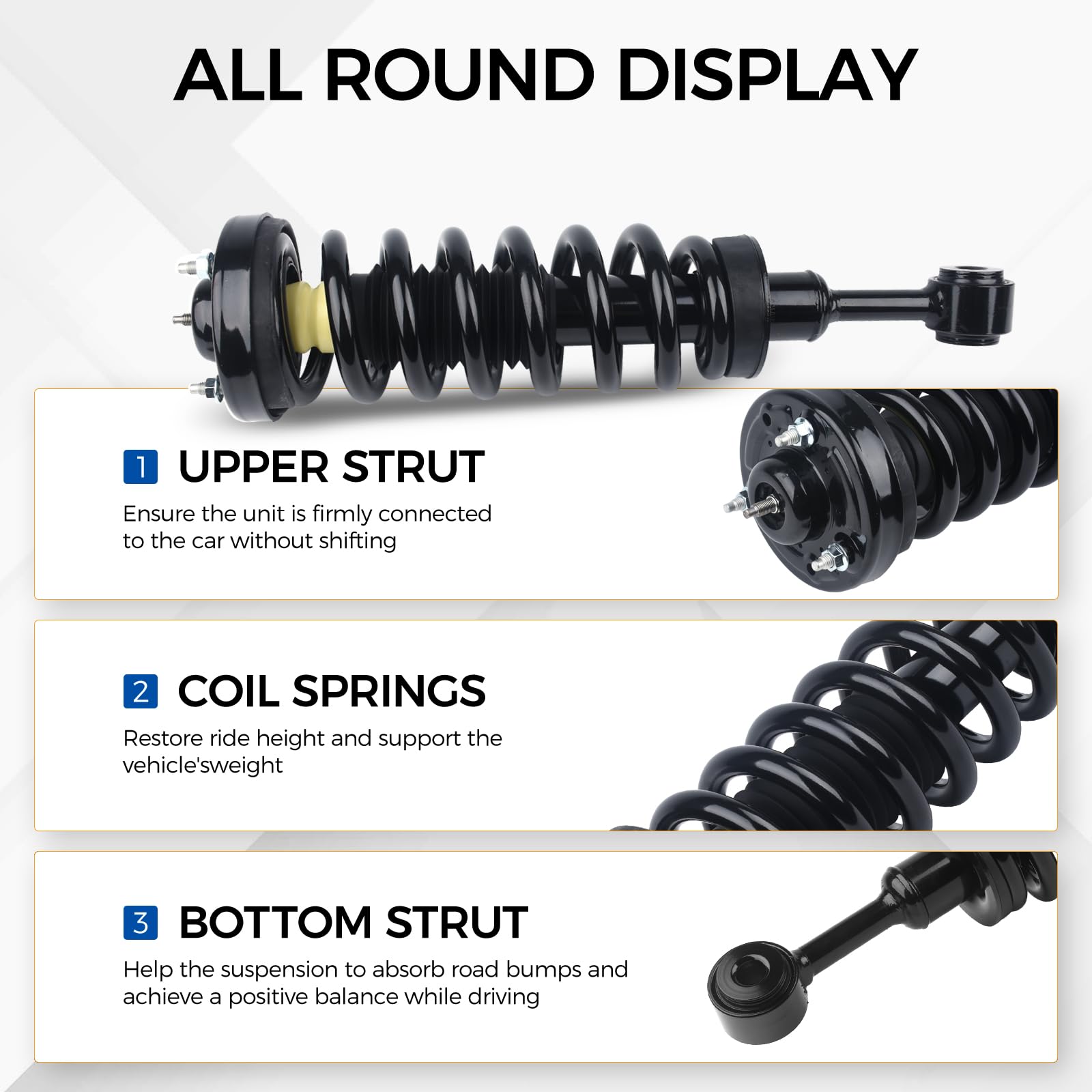 ダルベロLupoAX100 Amazon.com: PAROD 171361 Front Shock Absorbers Struts w/Coil
