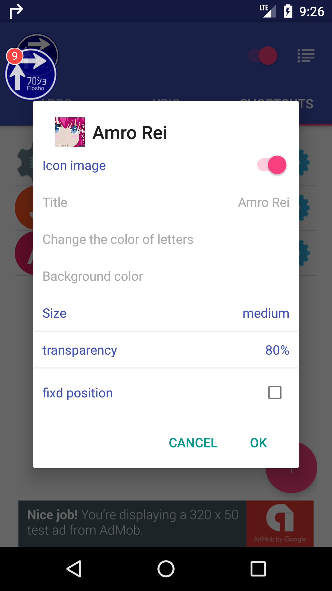 Flosho(Floating Shortcuts Launcher) - App on Amazon Appstore