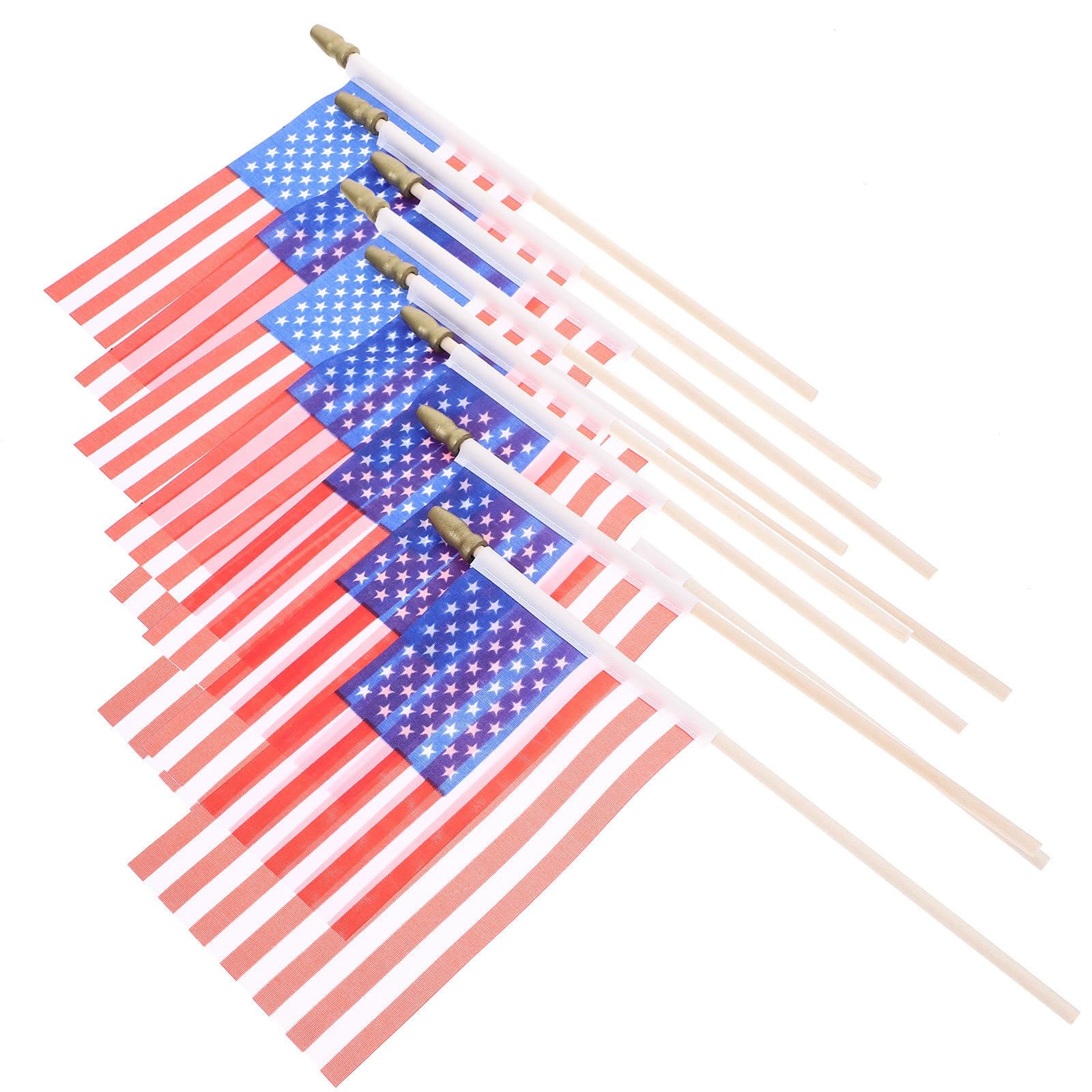 Evite Roturas con Banderas Pequeñas de Estados Unidos Mástil de Madera ifundom de Alta Resistencia
