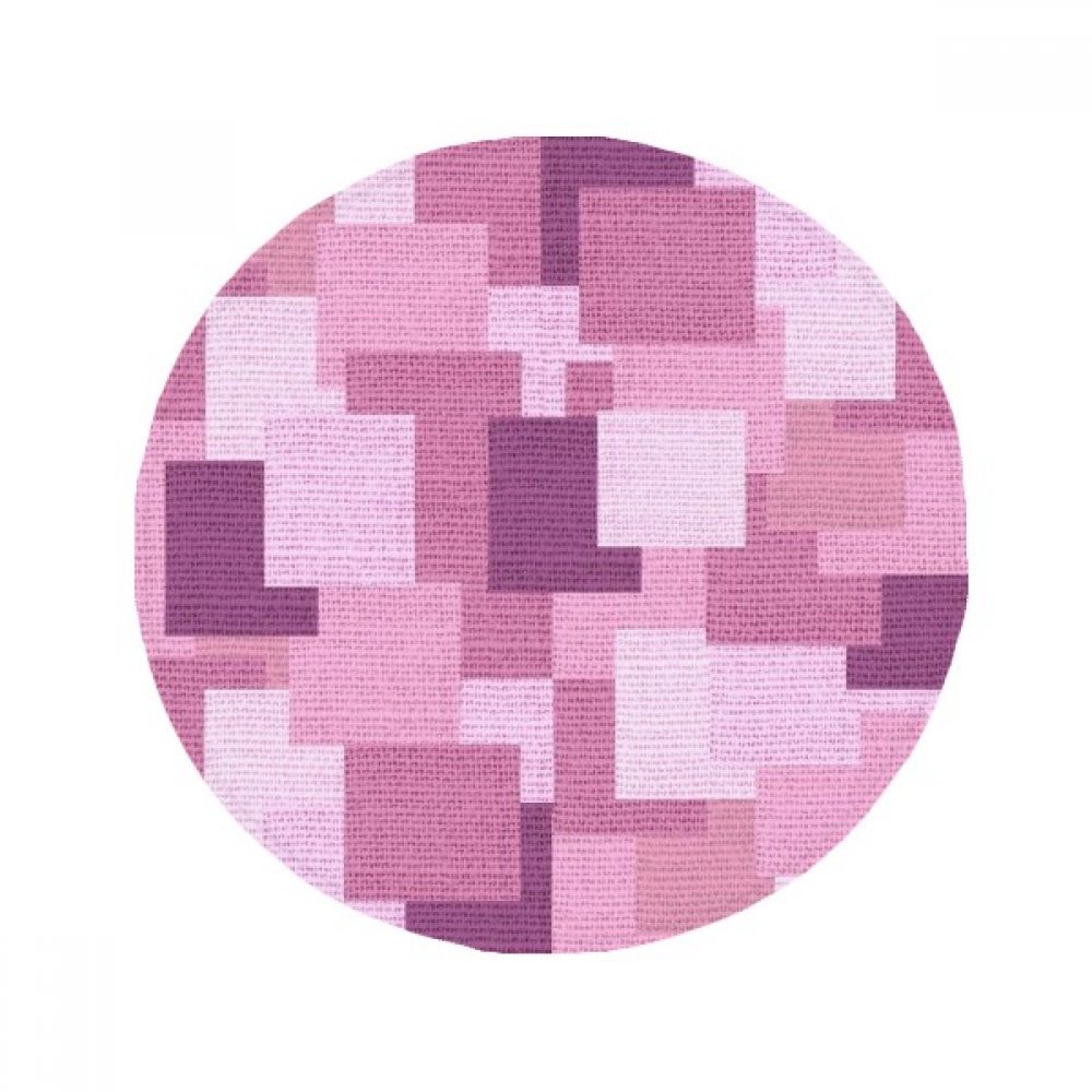 Tissu lin knit violet squaremosaic tapis de sol antidérapant multicolore 50cm