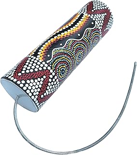 Handgefertigtes Donnerrohr – Feder-Percussionsinstrument - Federtrommel, die einen Donnerklang erzeugt - 25 x 7,5 cm