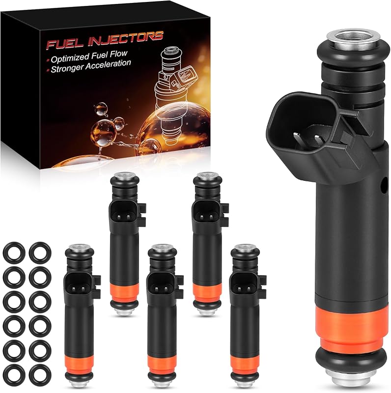 FJ460 4.2L V6 Inyectores de combustible mejorados para:-Ford F150 1999-2003, F150 Heritage 2004, E150 2002-2003, E150/E250 Econoline 1999-2002,Reemplace# 8001467N, 01G054B, FI11373S (6 piezas)