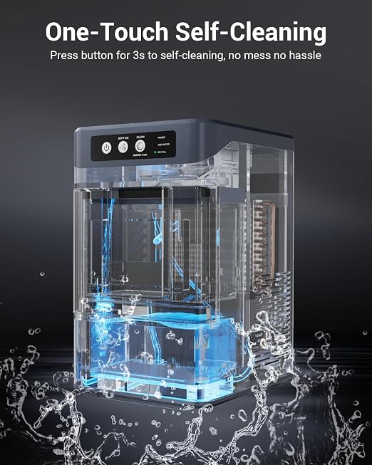 Máquina de Hielo Nugget para Encimera 44 lbs/Día miniatura 5