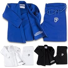 Progress Jiu Jitsu Kids Academy Gi | BJJ Gi for Kids with Free White Belt | Lightweight Kids Kimono | Tear-Resistant Kids BJJ Gi | Youth Jiu Jitsu Gi for Training & Competition |