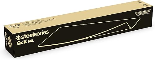 Miniatura 6 de SteelSeries QcK Superficie de juego - Alfombrilla de mouse de tela 3XL - Optimizada para sensores de juego - Control máximo