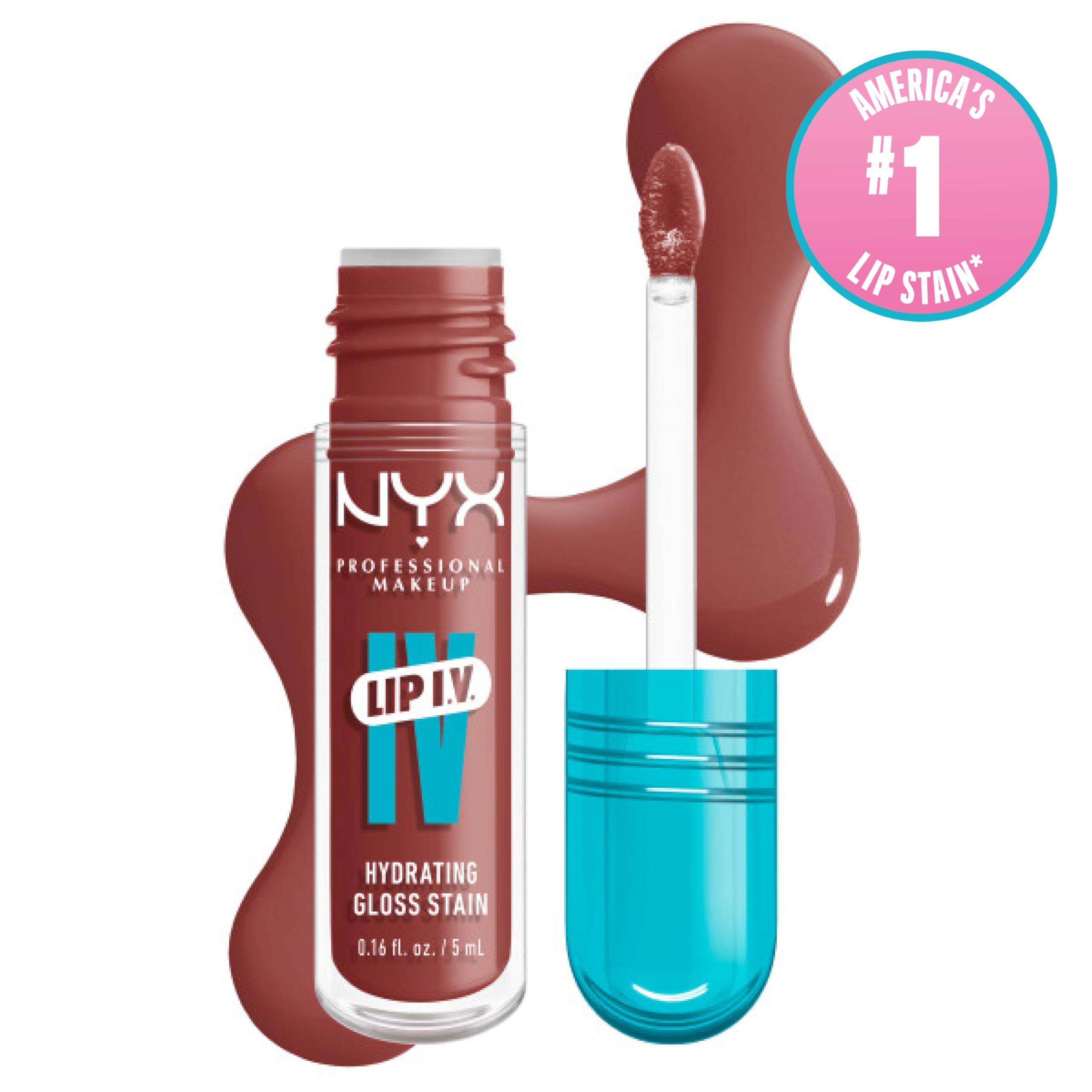 NYX Lip IV Hydrating Gloss Stain - Hydra Honey -11