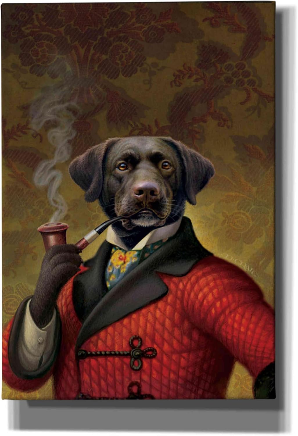 Epic Graffiti 'The Red Beret' by Dan Craig, Canvas Wall Art, 18"x26"