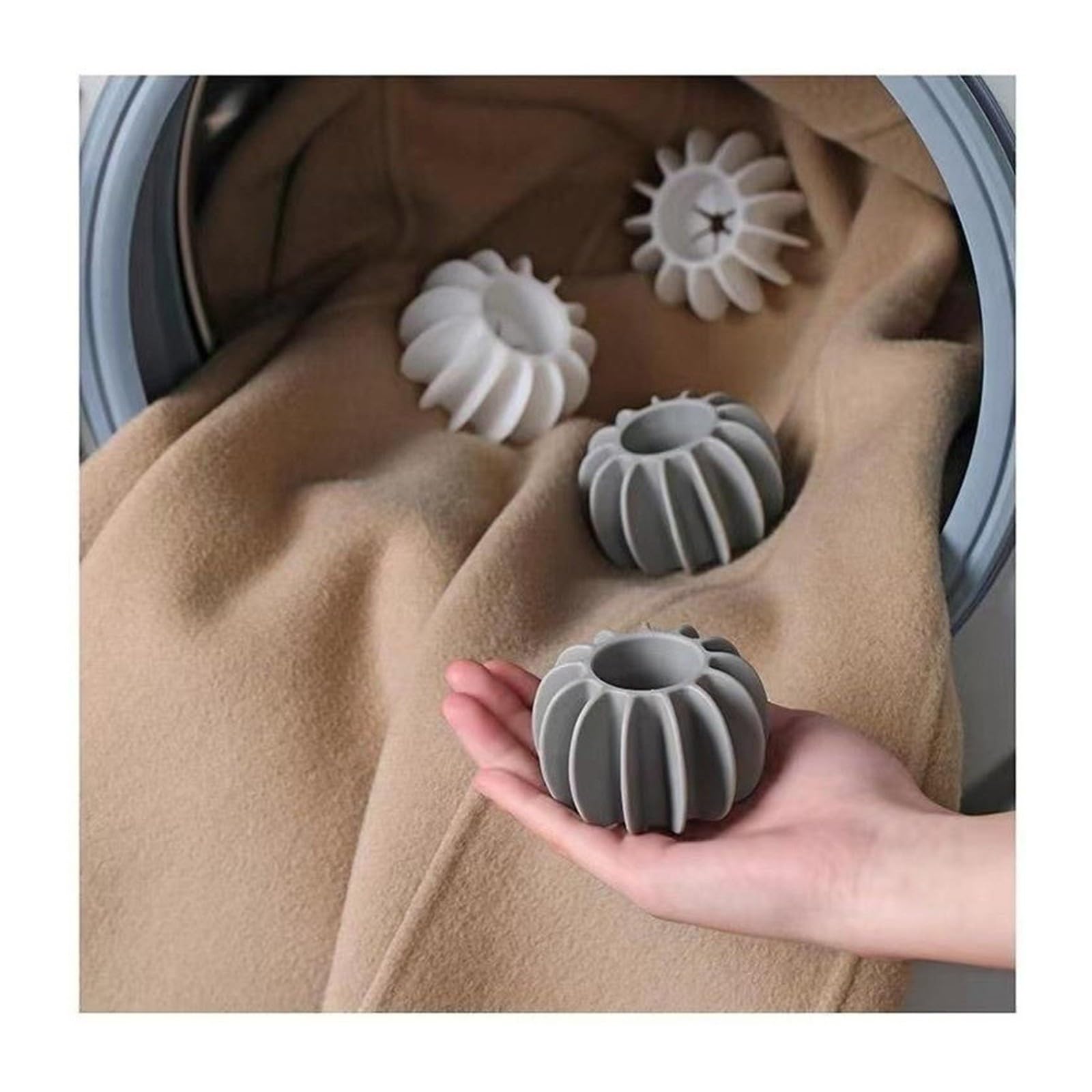 Laundry Ball Anti-Tangling Drum Special Tool for Preventing Clothes Knothes Knothes (D152 15 szt. biały)