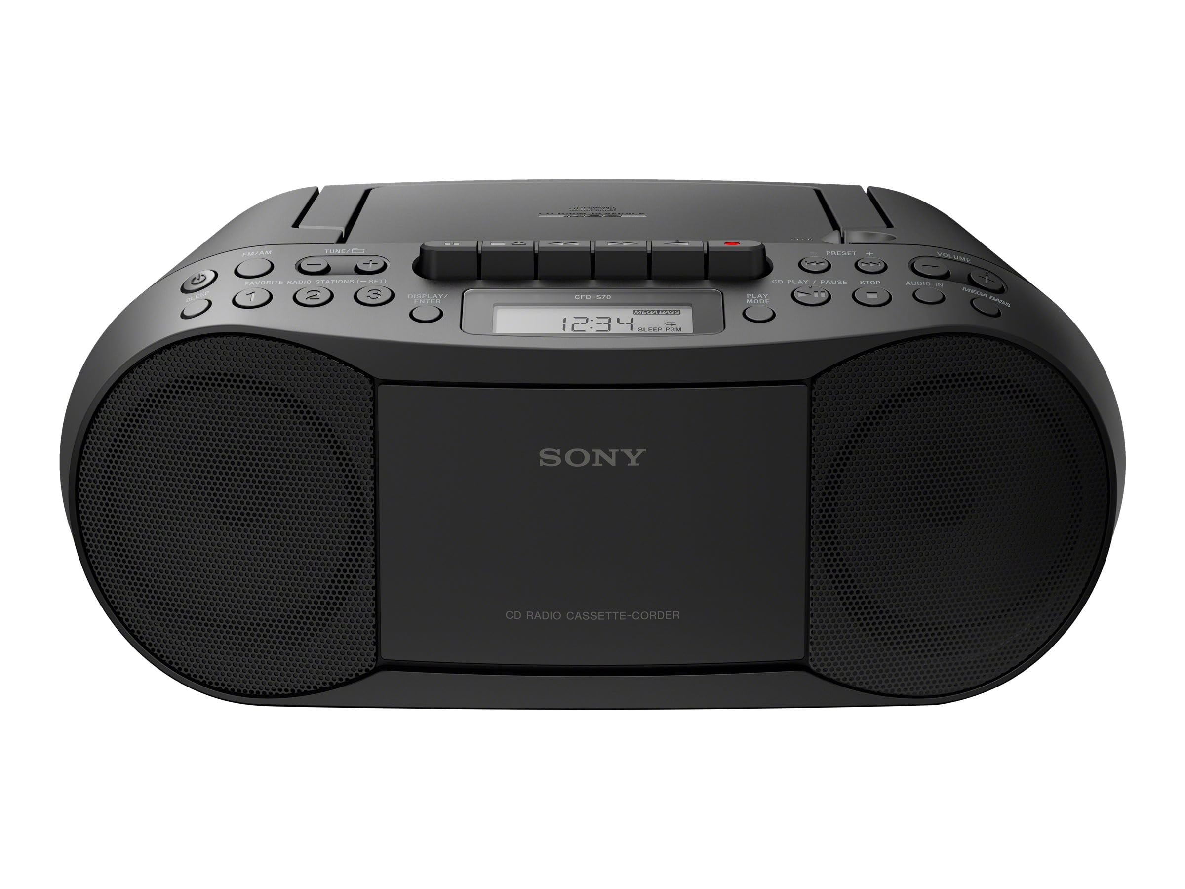 Sony CFD-S70 Boombox (CD, Kasette, Radio) schwarz