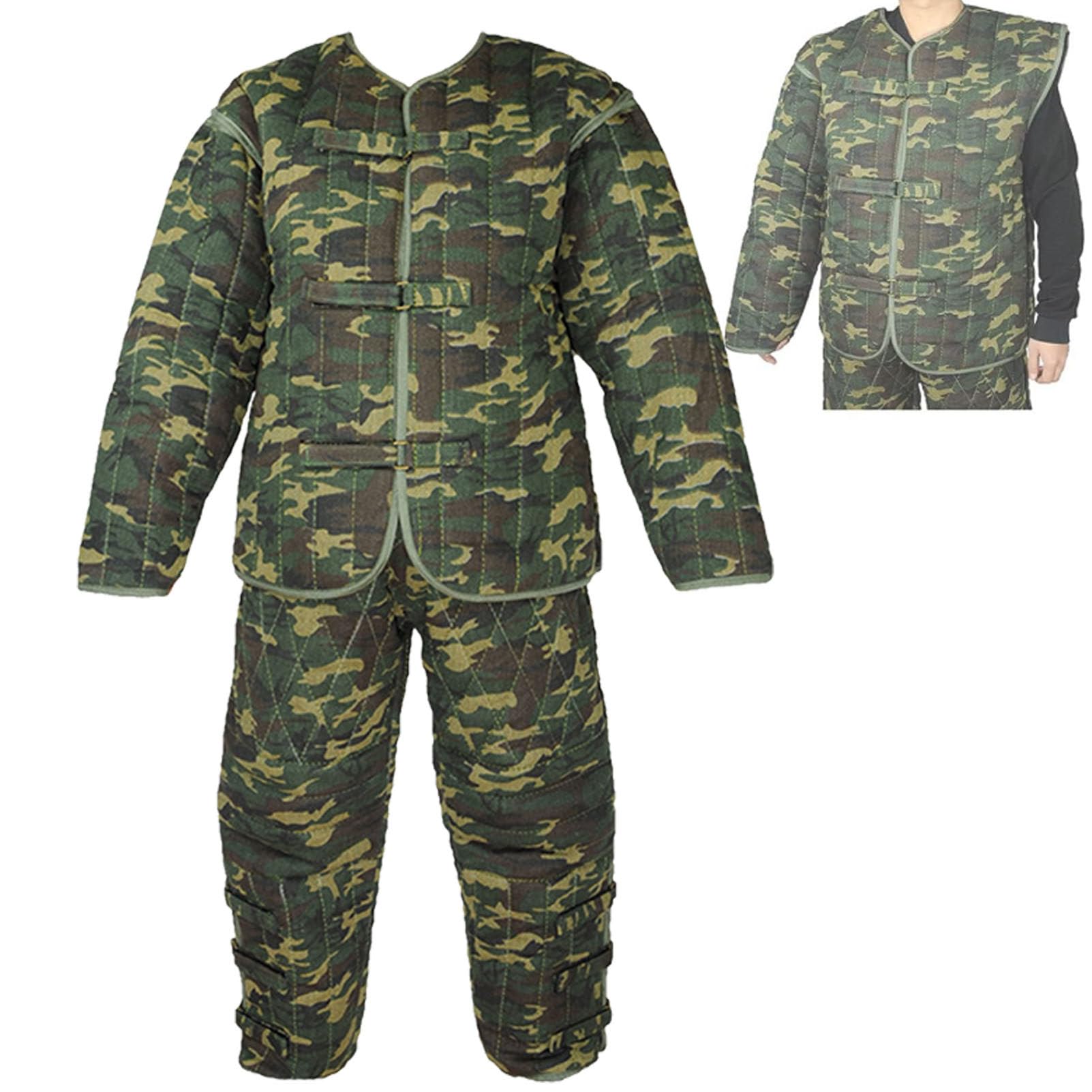 Ropa protectora para adiestramiento canino, mono antimordeduras, traje profesional con mangas antimordeduras para perros grandes, chaqueta y pantalones de adiestramiento para perros policía