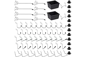Pegboard Hooks for Organizing Tools and More