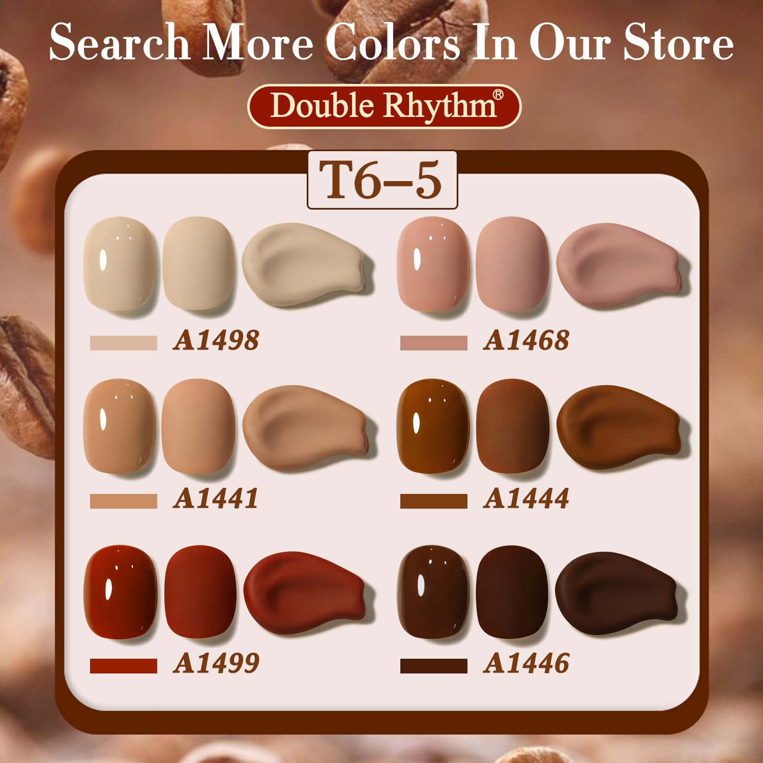 Amazon.com: Double Rhythm 0.5 Oz Gel Nail Polish Neutral Natural