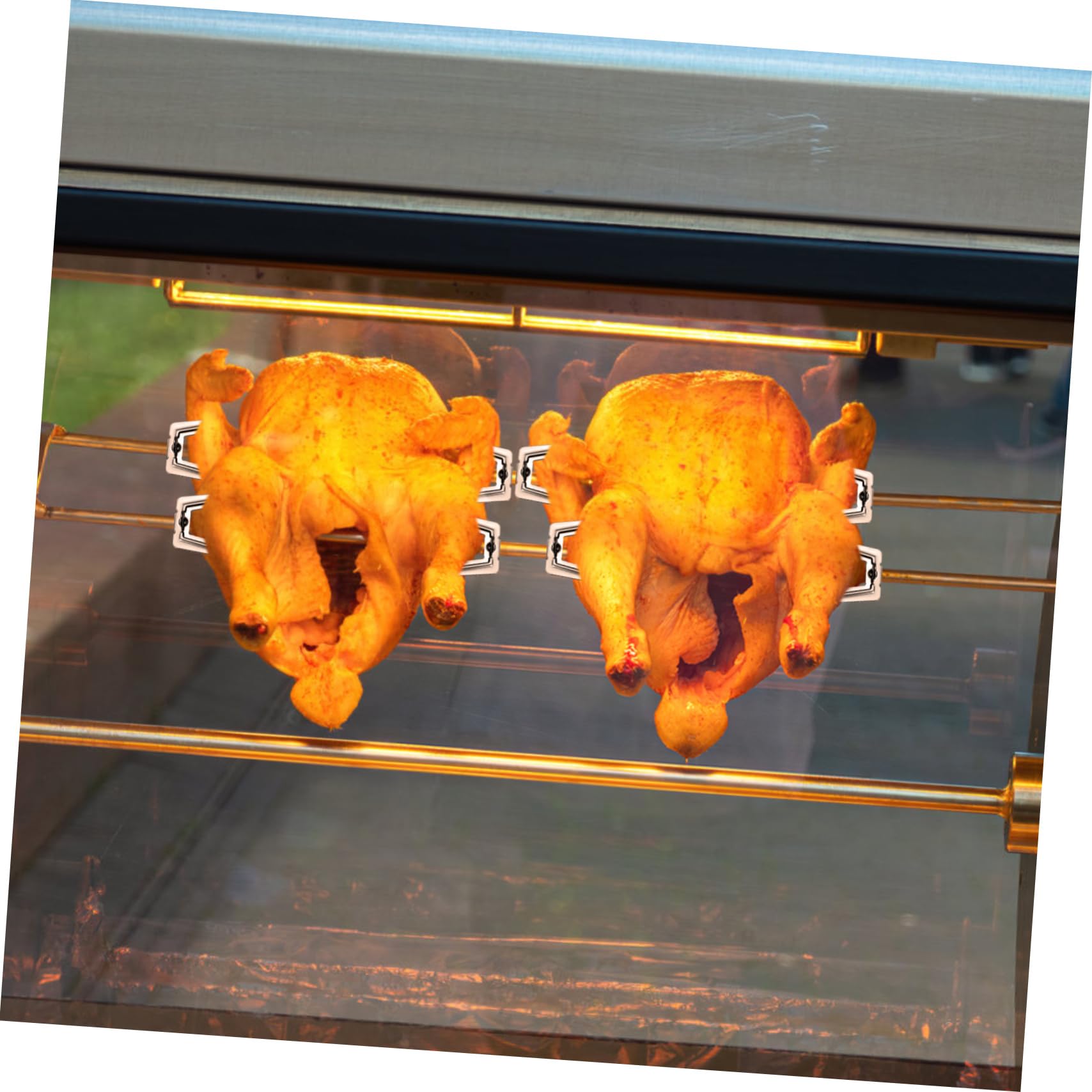 Hemobllo 30 Set Di Forchette Per Pollo Alla Griglia Componenti Per Griglia Tostapane Forno Girarrosto Asta Macchina Per Girarrosto Friggitrici Padella Forno Fornitura Di Carne