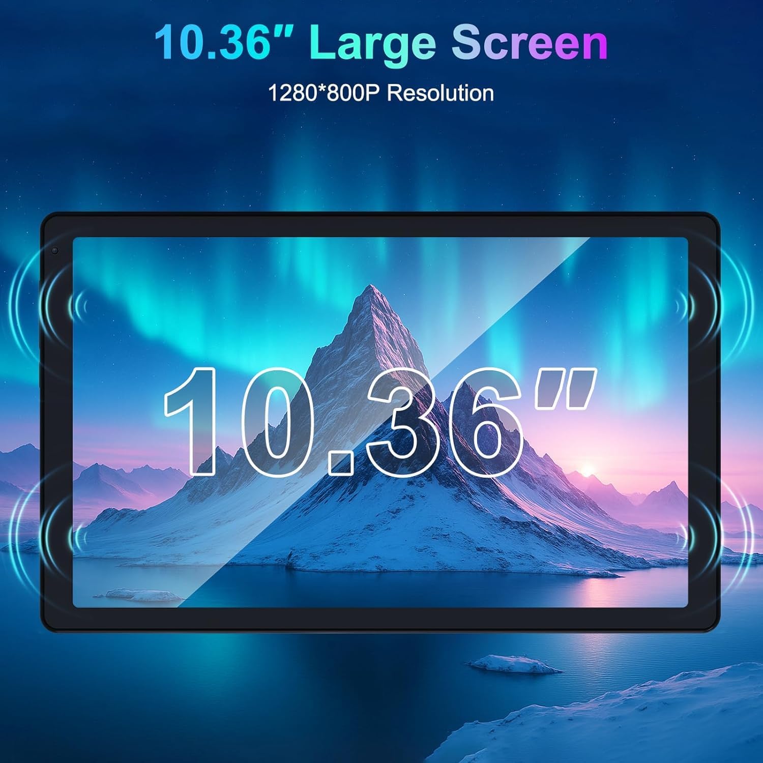 Tablet, 10.4 inch Android Tablet with 20GB RAM 128GB ROM 1TB TF Card Expandable Octa-Core, Widevine L1, 1280 * 800 HD Touchscreen, Face ID, Wi-Fi 6, Fast Charging
