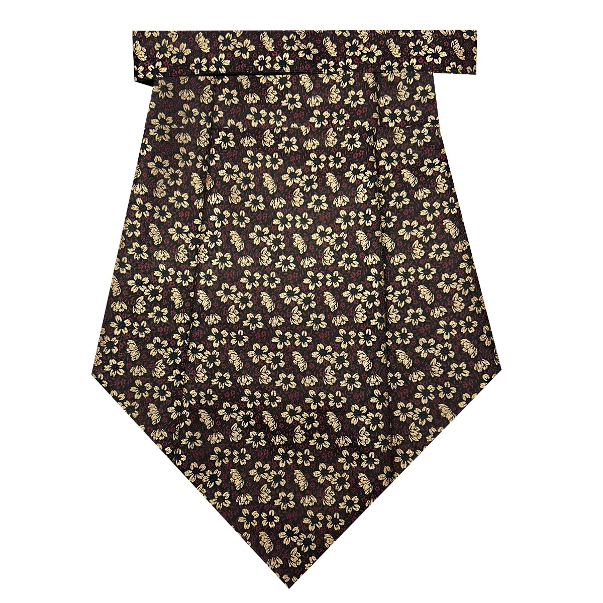 leonardi Men’s Printed cravat | Golden Paisley | pack of 1 | Superior finishing | Packaging – white box | Size - standard |-picture-34