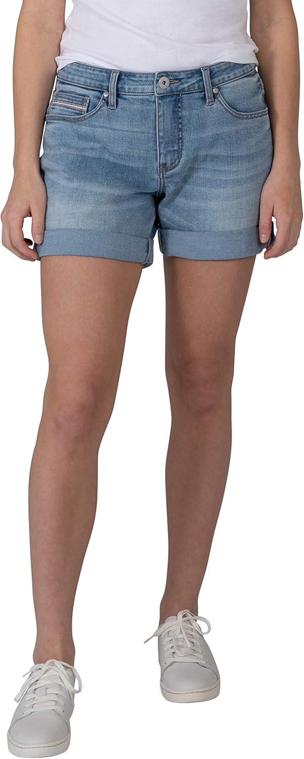 Jag Jeans Women's Alex Mid Rise Boyfriend Short | 